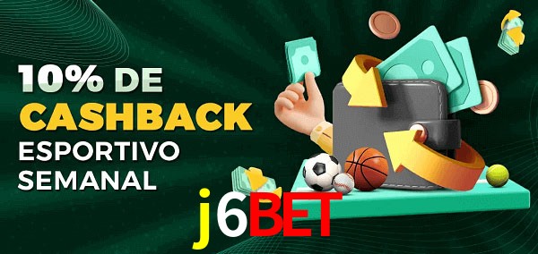 10% de bônus de cashback na j6bet